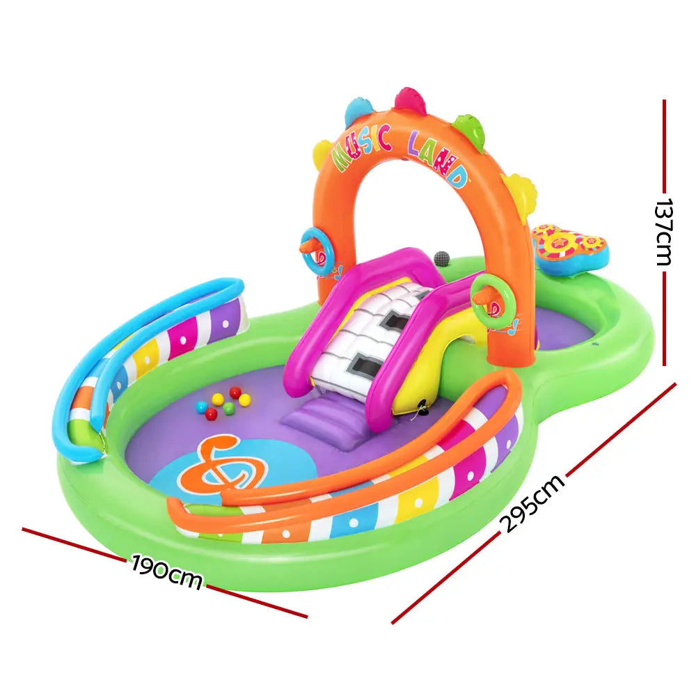 Bestway Kids Pool 295x190x137cm Inflatable Above Ground Swimming Play Pools 349L - Home & Garden > Pool & Accessories >