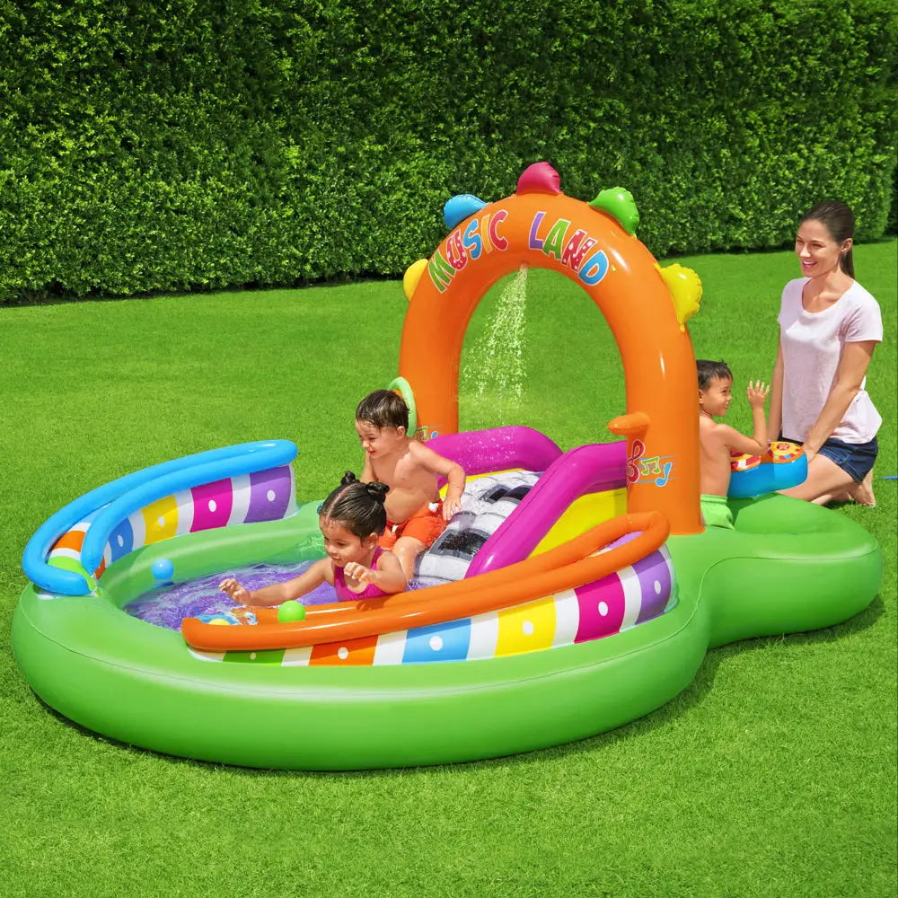 Bestway Kids Pool 295x190x137cm Inflatable Above Ground Swimming Play Pools 349L - Home & Garden > Pool & Accessories >