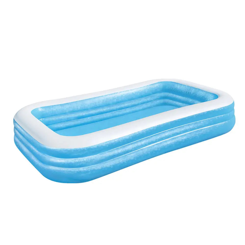 Bestway Kids Pool 305x183x56cm Inflatable Above Ground Swimming Pools 1161L - Home & Garden > Pool & Accessories >