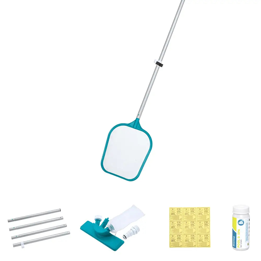 Bestway Pool Cleaner Vacuum Chemical Dispenser Thermometer Swimming Pools Cleaning Kit - Home & Garden > Pool &