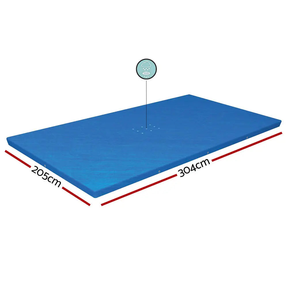 Bestway Pool Cover 58106 Fits 3x2.01m Above Ground Swimming Pool PE Blanket - Home & Garden > Pool & Accessories > Pool