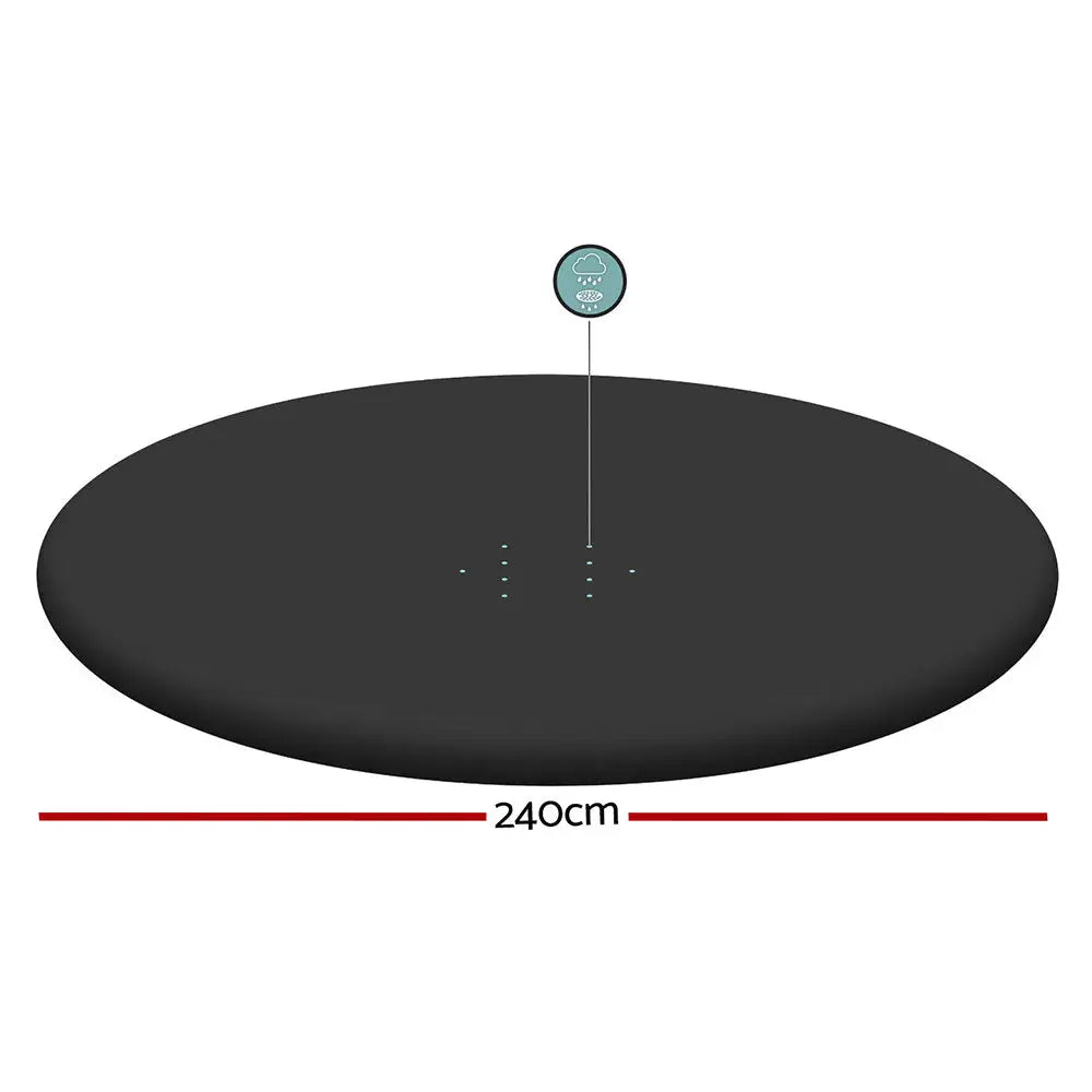 Bestway Pool Cover Fits 2.44m Above Ground Swimming Pool PVC Blanket - Home & Garden > Pool & Accessories > Pool Covers