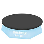 Bestway Pool Cover Fits 2.44m Above Ground Swimming Pool PVC Blanket - Home & Garden > Pool & Accessories > Pool Covers