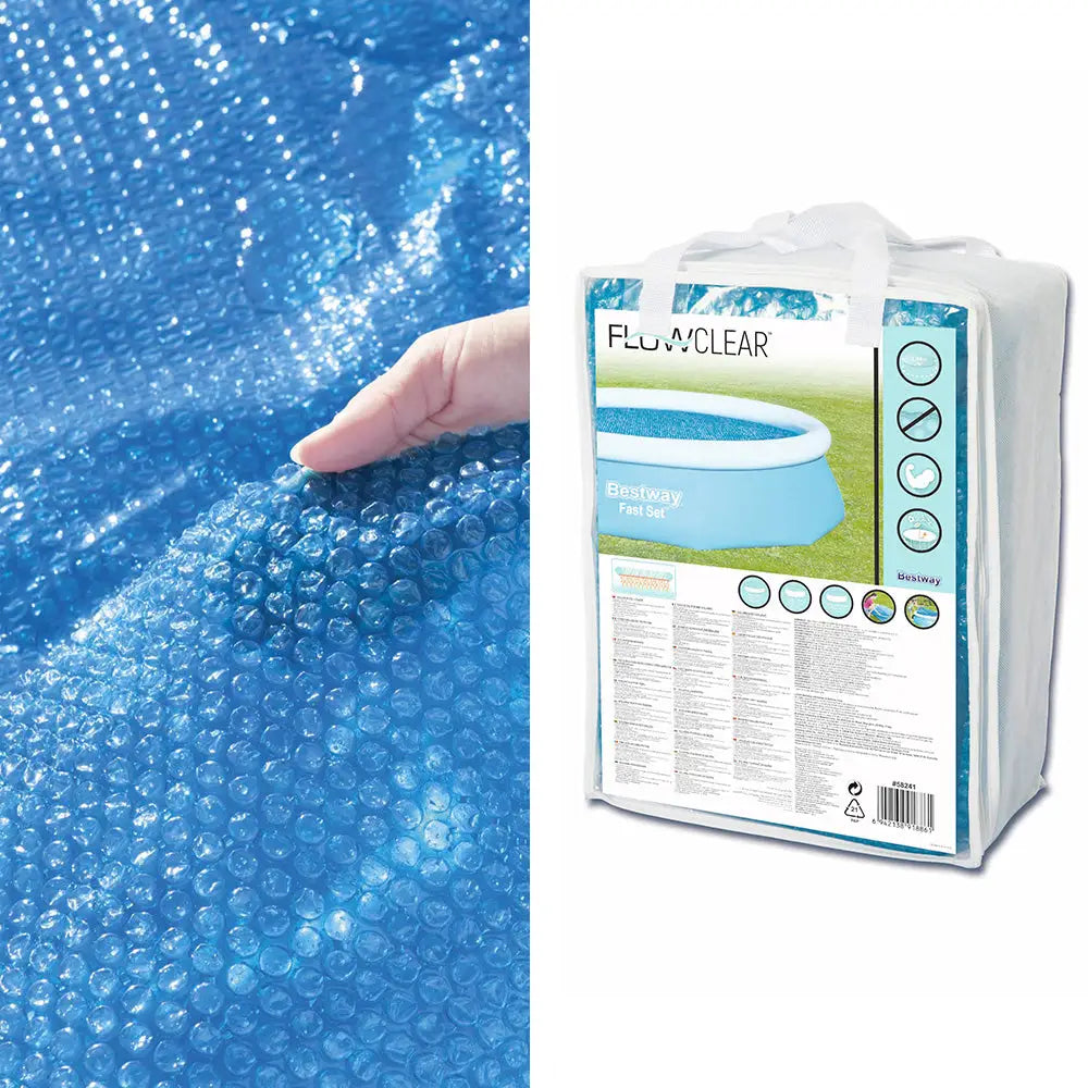 Bestway Pool Cover Fits 3.05m/10ft Round Swimming Pool PVC Blanket 2.89m - Home & Garden > Pool & Accessories > Pool
