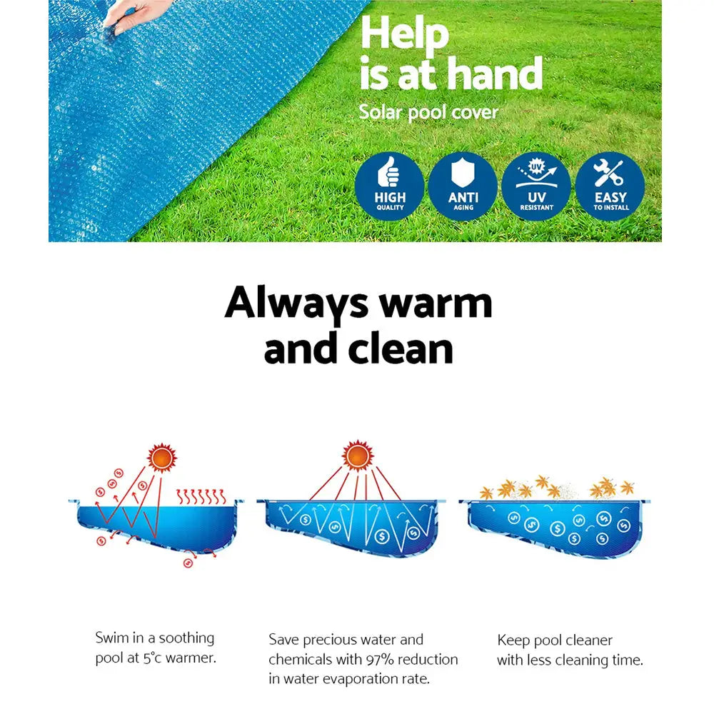 Bestway Pool Cover Fits 3.05m/10ft Round Swimming Pool PVC Blanket 2.89m - Home & Garden > Pool & Accessories > Pool