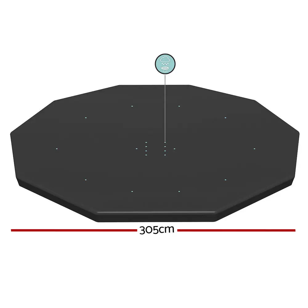 Bestway Pool Cover Fits 3.05m Round Above Ground Swimming Pool PVC Blanket - Home & Garden > Pool & Accessories > Pool