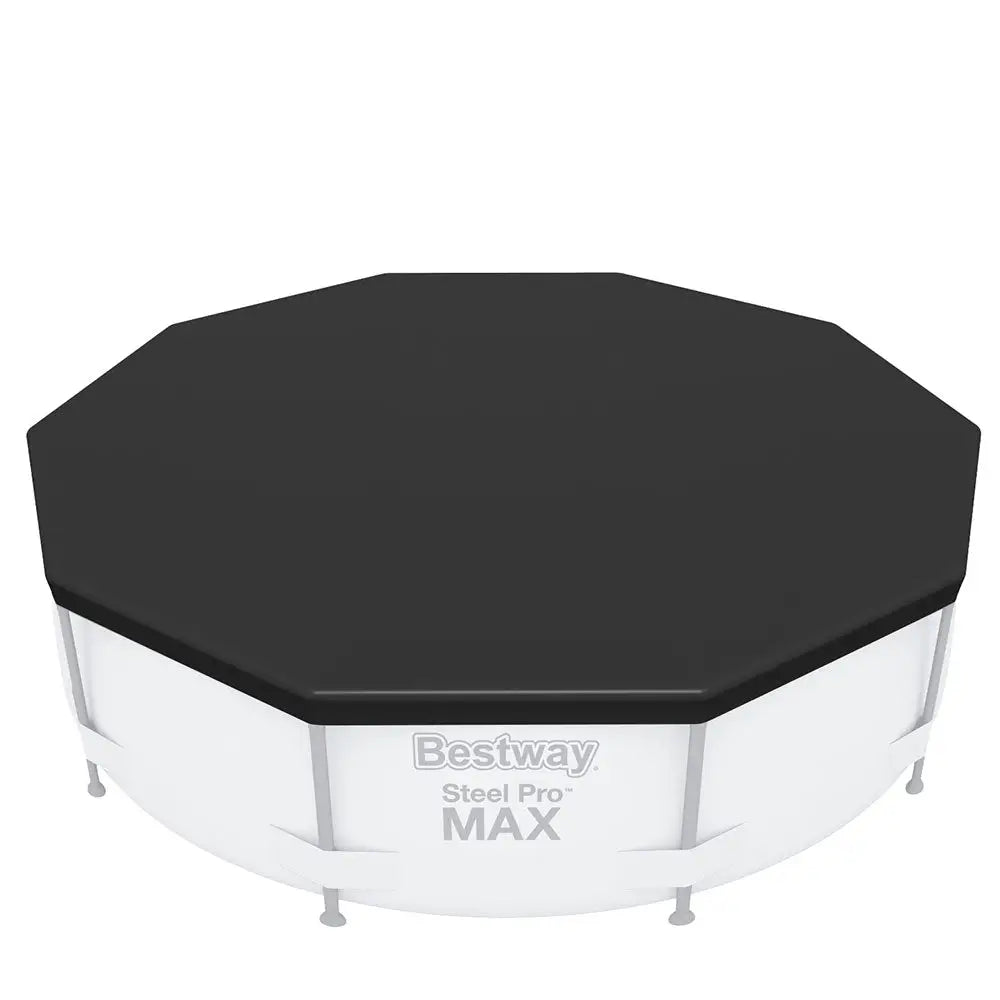 Bestway Pool Cover Fits 3.05m Round Above Ground Swimming Pool PVC Blanket - Home & Garden > Pool & Accessories > Pool