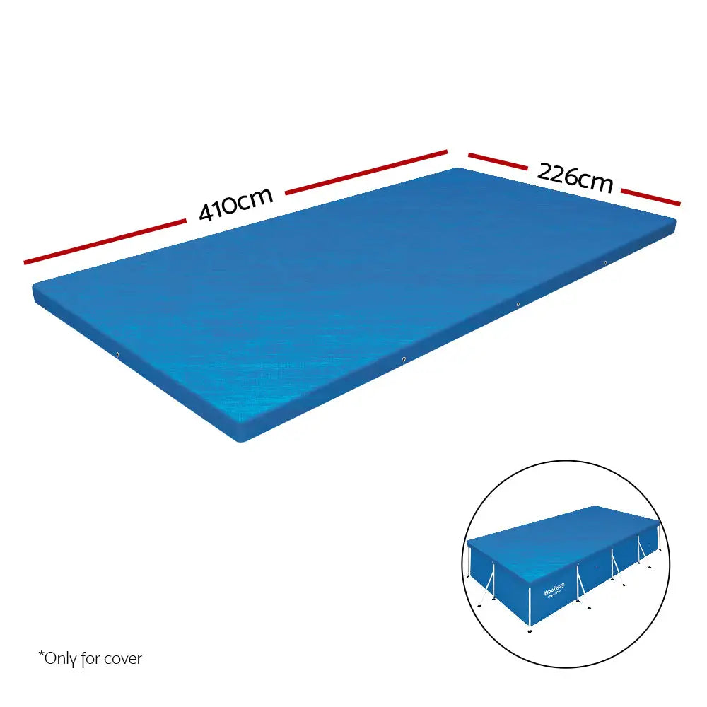 Bestway Pool Cover Fits 4.04x2.12m Above Ground Swimming Pool PE Blanket - Home & Garden > Pool & Accessories > Pool
