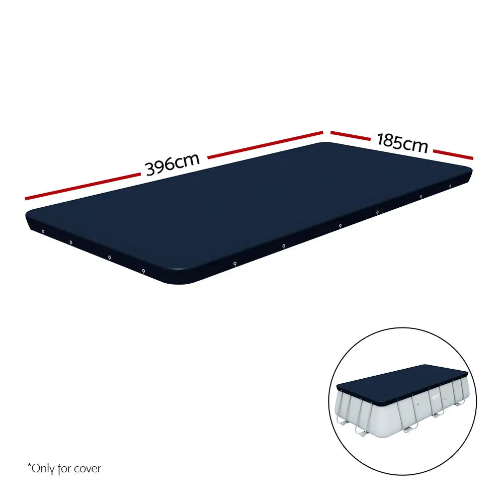 Bestway Pool Cover Fits 4.12x2.01m Above Ground Swimming Pool PVC Blanket - Home & Garden > Pool & Accessories > Pool
