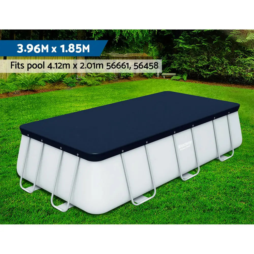 Bestway Pool Cover Fits 4.12x2.01m Above Ground Swimming Pool PVC Blanket - Home & Garden > Pool & Accessories > Pool