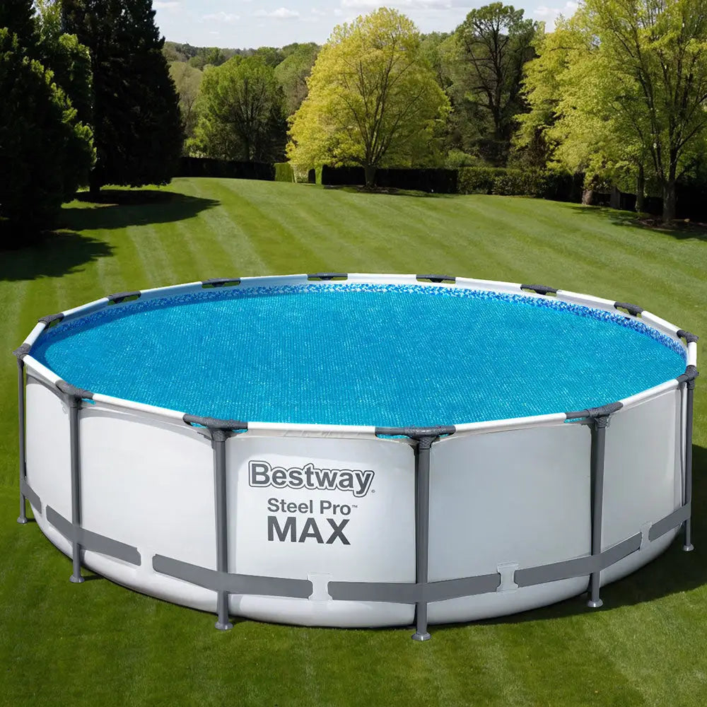 Bestway Pool Cover Solar Fits 4.17m Round Above Ground Swimming Pool Blanket - Home & Garden > Pool & Accessories >
