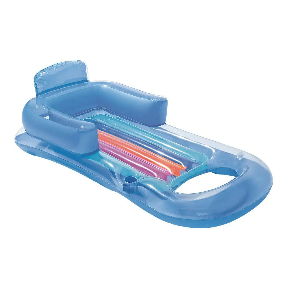 Bestway Pool Float Inflatable Lounge Seat Pillow Bed Cup Holder - Home & Garden > Pool & Accessories > Pool Toys &