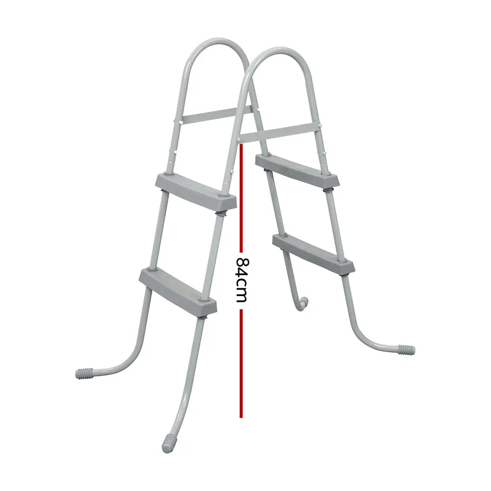 Bestway Pool Ladder 84cm 2 Step Above Ground Swimming Pools Removable Steps Stairs - Home & Garden > Pool & Accessories