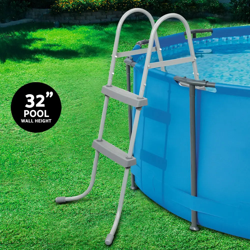 Bestway Pool Ladder 84cm 2 Step Above Ground Swimming Pools Removable Steps Stairs - Home & Garden > Pool & Accessories