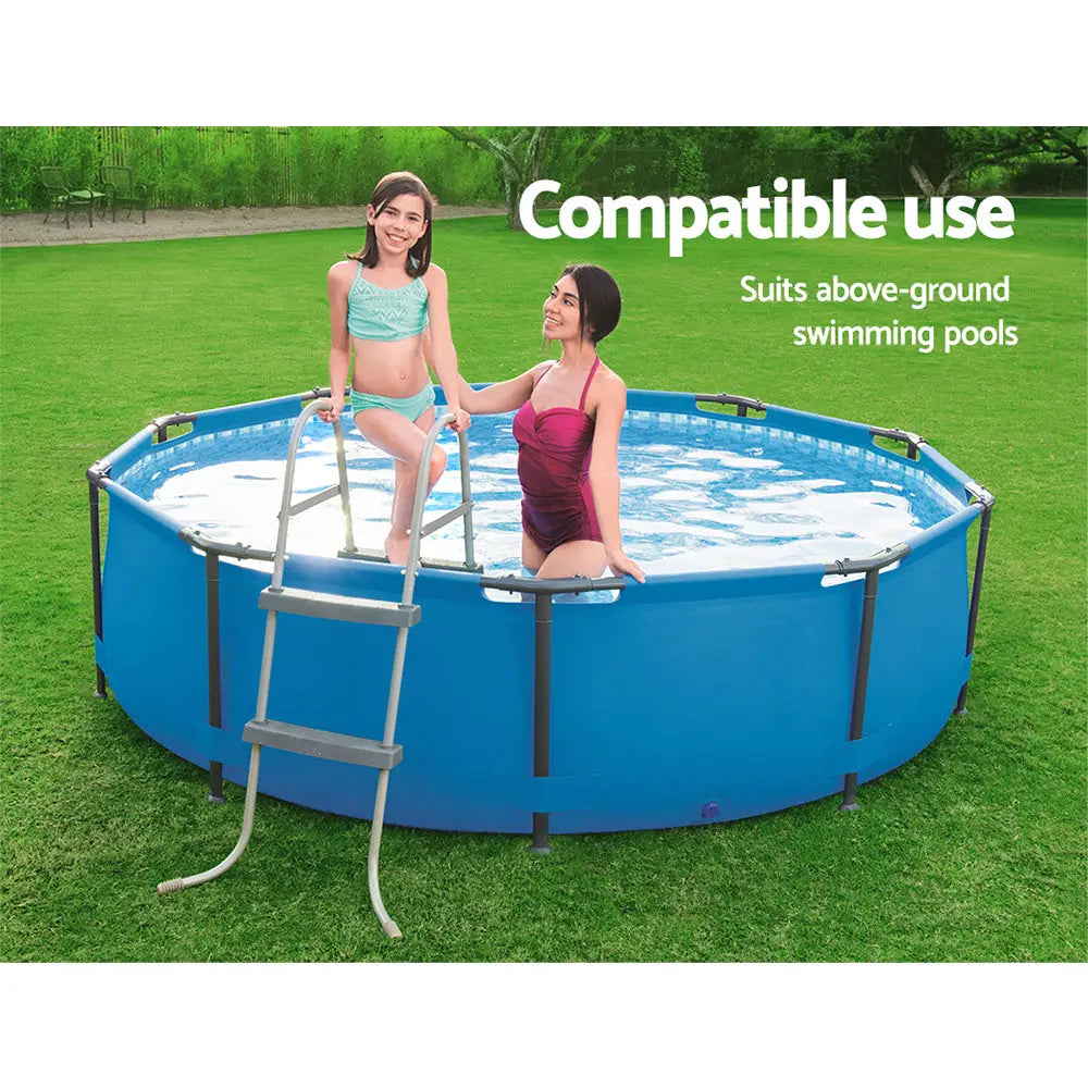 Bestway Pool Ladder 84cm 2 Step Above Ground Swimming Pools Removable Steps Stairs - Home & Garden > Pool & Accessories