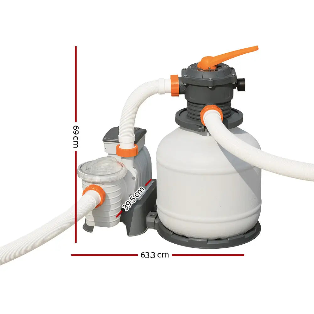 Bestway Pool Pump Sand Filter 2200GPH 8327L/H Pools Flowclear Filters - Home & Garden > Pool & Accessories > Swimming