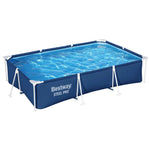 Bestway Swimming Pool 300x201x66cm Steel Frame Above Ground Pools 3300L - Home & Garden > Pool & Accessories > Swimming