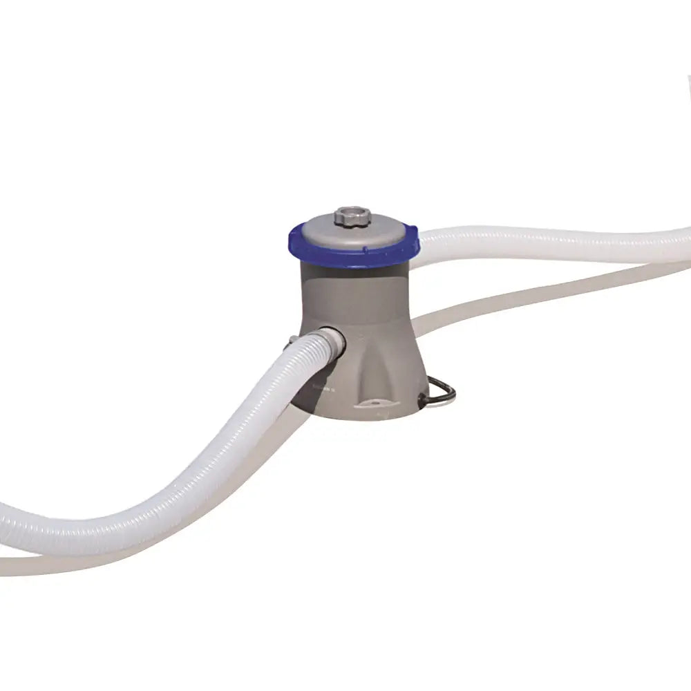 Bestway Swimming Pool 300x201x66cm Steel Frame Above Ground Pools w/ Filter Pump 3300L - Home & Garden > Pool &