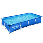 Bestway Swimming Pool 400x211x81cm Steel Frame Above Ground Pools 5700L - Home & Garden > Pool & Accessories > Swimming