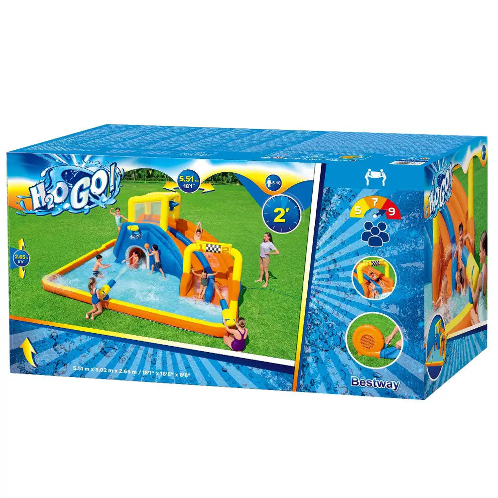 Bestway Water Slide 551x502x265cm Kids Play Park Inflatable Swimming Pool - Home & Garden > Pool & Accessories >