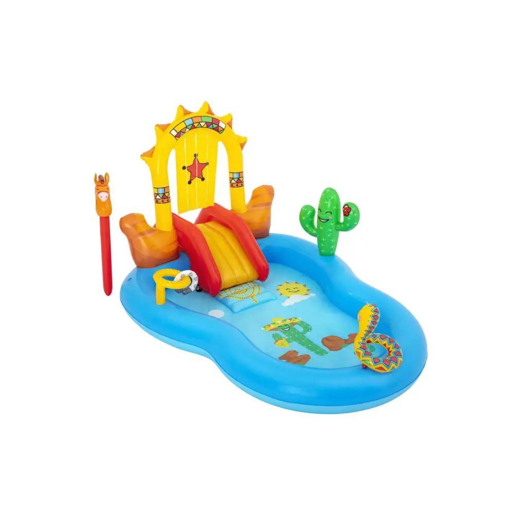Bestway Wild West Kids Play Inflatable Above Ground Swimming Pool - Home & Garden > Pool & Accessories