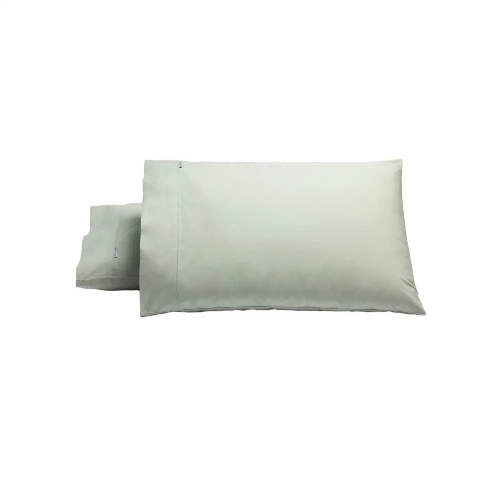 Bianca Pair of Heston Cotton Percale Standard Pillowcases Silver - Home & Garden > Bedding > Pillowcases