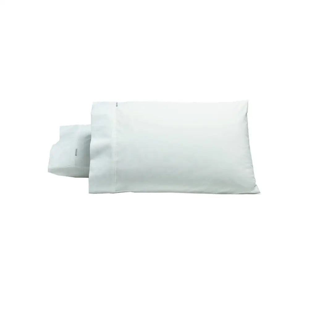 Bianca Pair of Heston Cotton Percale Standard Pillowcases White - Home & Garden > Bedding > Pillowcases