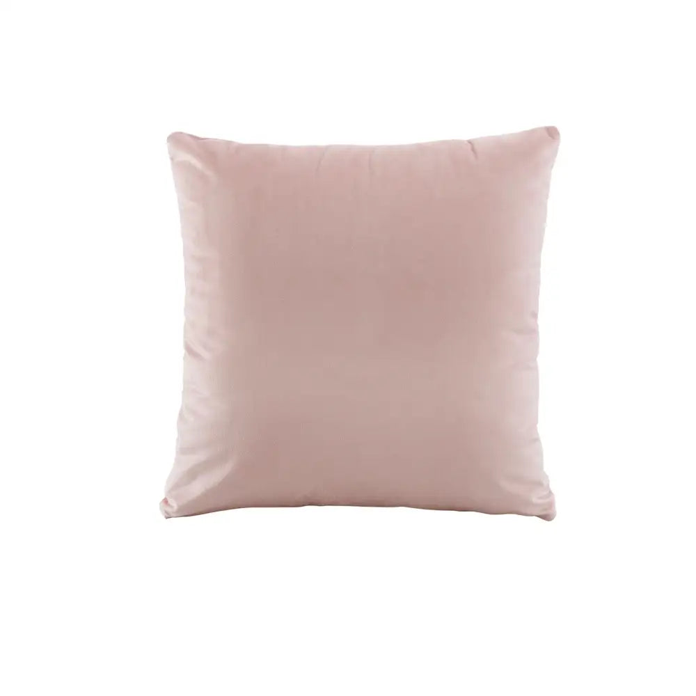 Bianca Vivid Coordinate Velvet Blush Square Cushion 43 x 43 cm - Home & Garden > Bedding > Pillowcases