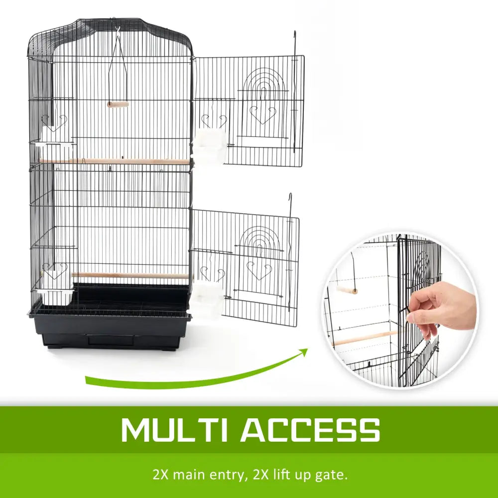 Bird Cage Parrot Aviary 2IN1 Design VEER 92cm - Pet Care > Bird > Bird Cages & Stands