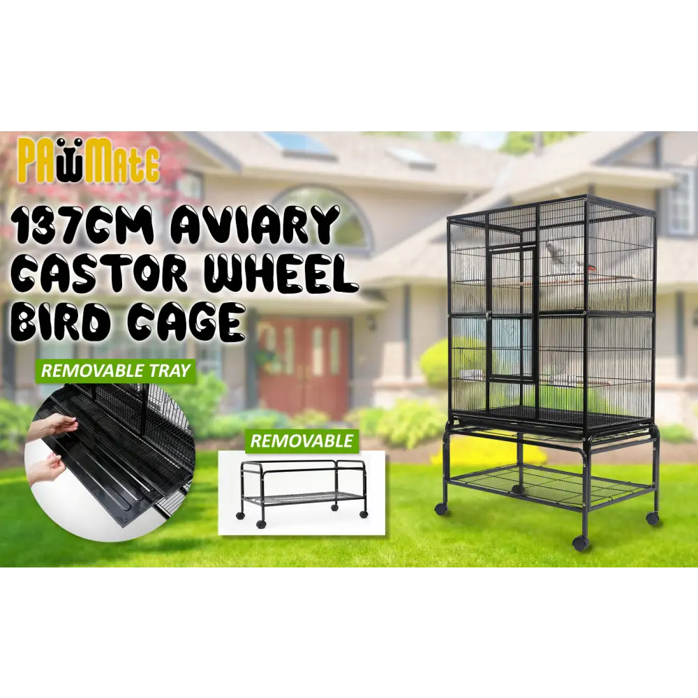 Bird Cage Parrot Aviary MELODY 137cm - Pet Care > Bird > Bird Cages & Stands