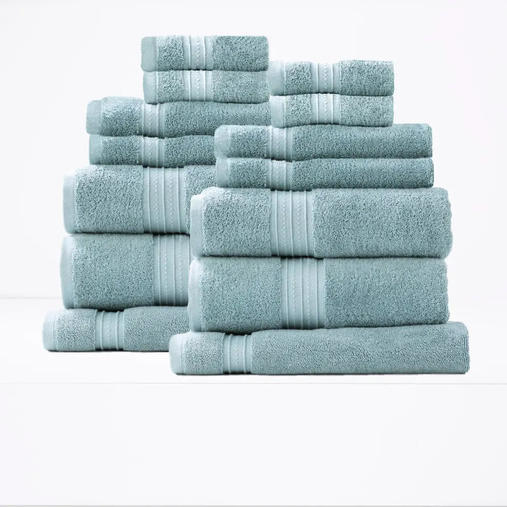 Brentwood 650 GSM Low Twist 14 Piece Gray Mist Bath Sheet by Renee Taylor - Home & Garden > Bathroom Accessories > Bath