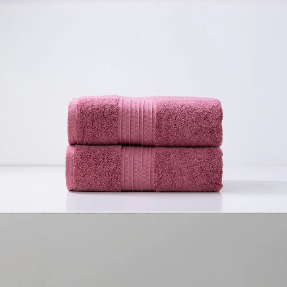 Brentwood 650 GSM Low Twist 2 Pack Rose Bud Bath Sheet by Renee Taylor - Home & Garden > Bathroom Accessories > Bath