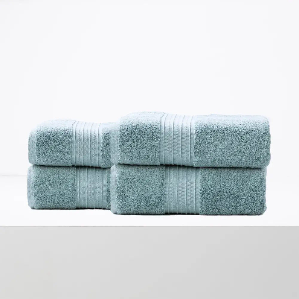 Brentwood 650 GSM Low Twist 4 Pack Gray Mist Bath Sheet by Renee Taylor - Home & Garden > Bathroom Accessories > Bath