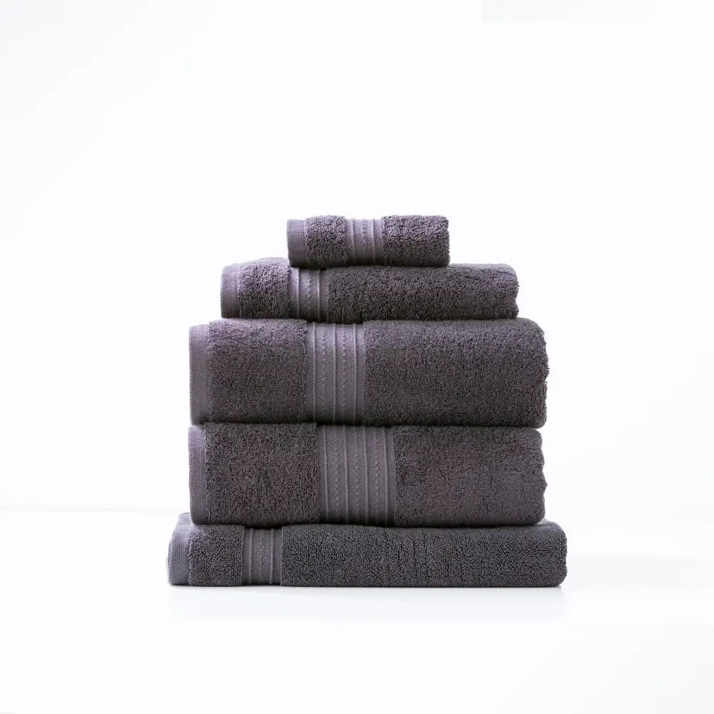 Brentwood 650 GSM Low Twist 5 Piece Carbon Bath Sheet by Renee Taylor - Home & Garden > Bathroom Accessories > Bath