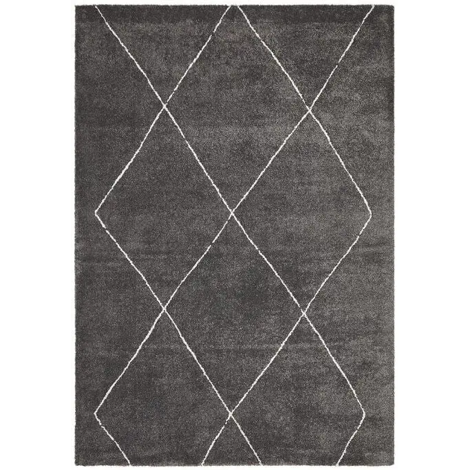 Broadway 931 Charcoal By Rug Culture-290X200CM - RECTANGLE - Home & Garden > Rugs > Floor Rugs