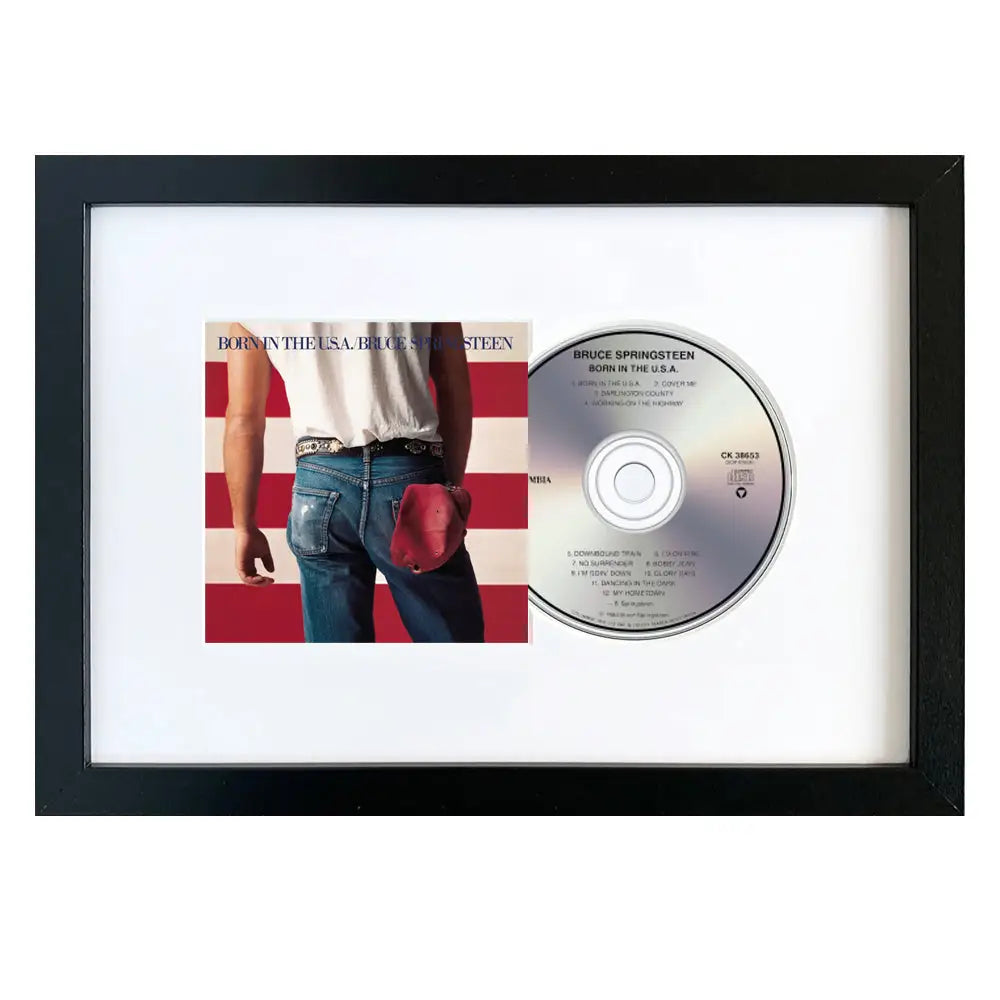 Bruce Springsteen-Born In The U.S.A. (2014 Remaster) CD Framed Album Art - Home & Garden > Wall Art