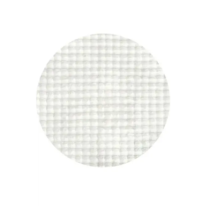 Bubble White Round Washable Rug by Rug Culture-150X150CM - ROUND - Home & Garden > Rugs > Round Rugs