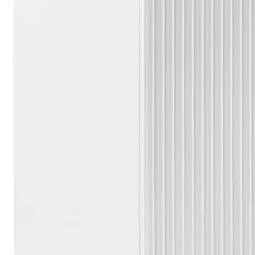 Buffet Ceramic Table Top MDF Cabinet Storage Stainless Steel In White - Furniture > Dining > Buffets & Sideboards