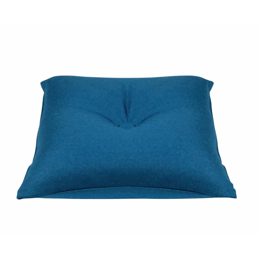Button Petrol Blue Green Pre Filled Cushion or Chair Pad 40x40cm - Home & Garden > Decor