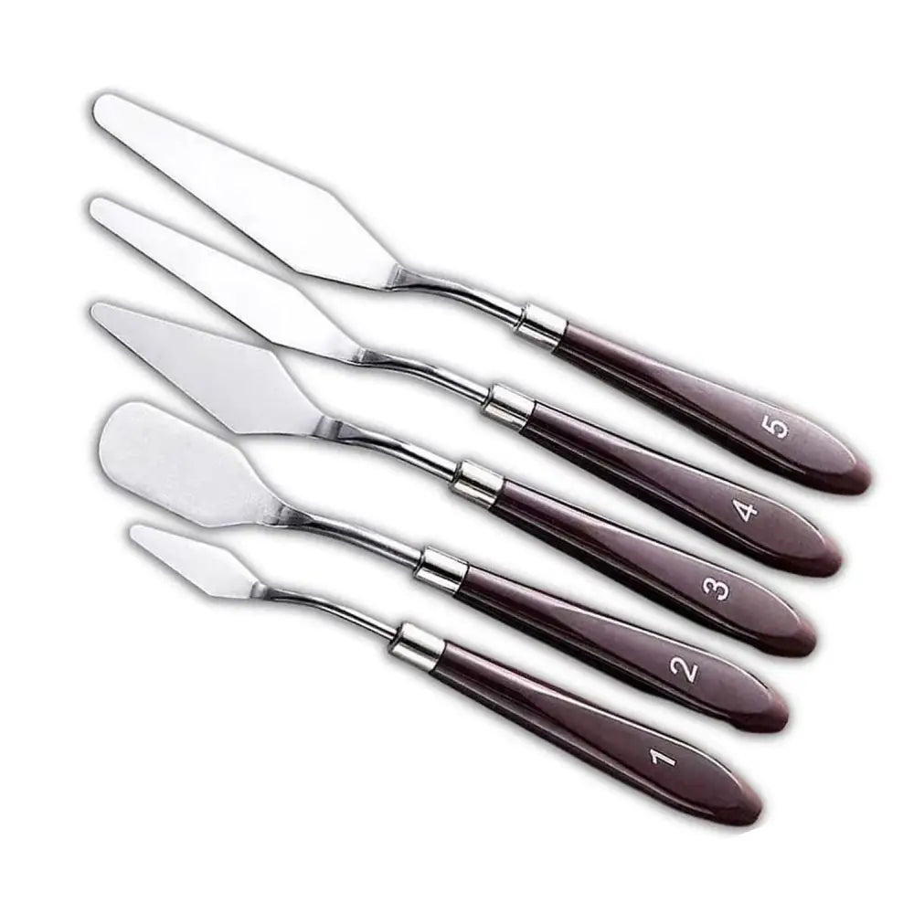 Cake Cream Spatula 5 Pcs/Set Stainless Steel Frosting Spatula Baking Pastry Tools - Home & Garden > Kitchenware