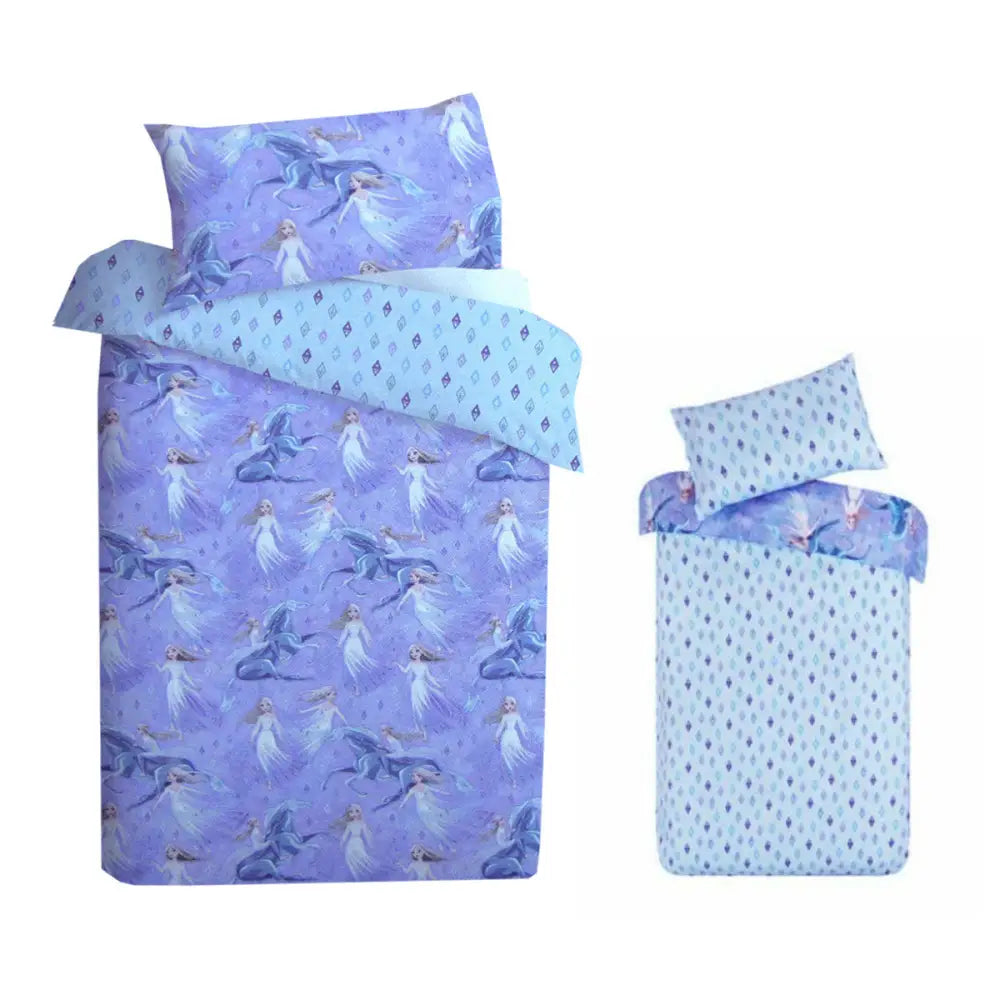 Caprice Disney Frozen Elsa Reversible Licensed Quilt Cover Set Single - Home & Garden > Bedding
