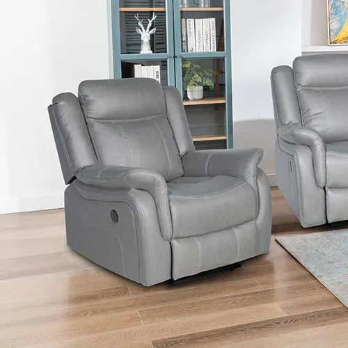 Carlton 1R Finest Fabric Recliner Sturdy Construction Metal Mechanism - Furniture > Sofas