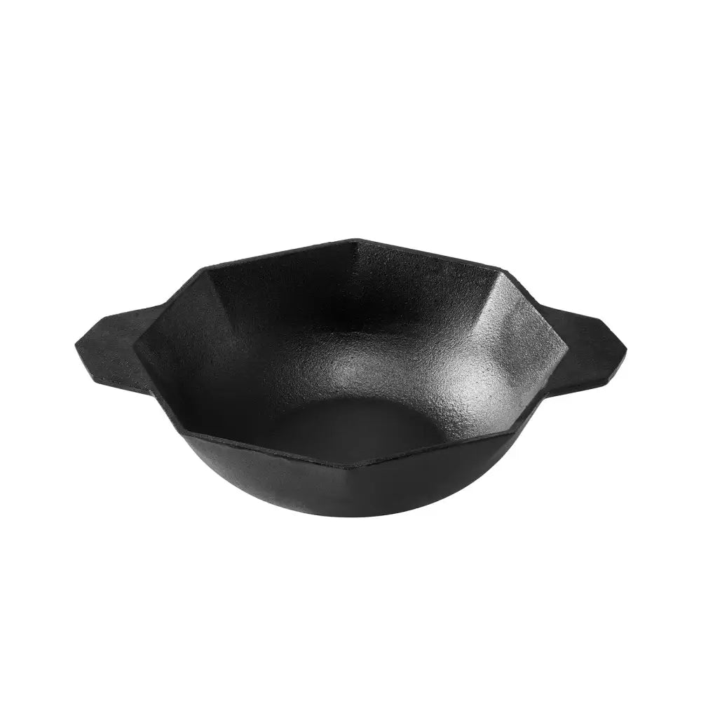 Cast-Iron Traditional Wok Pre-seasoned Non-Stick 28cm - Home & Garden > Kitchenware