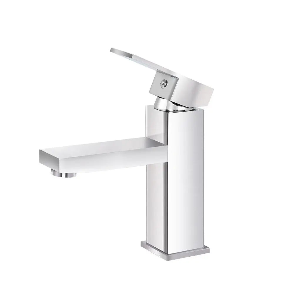 Cefito Bathroom Basin Mixer Tap Square Faucet Vanity Laundry Chrome - Furniture > Bathroom > Tap & Sink Accessories