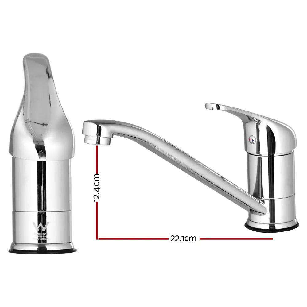Cefito Kitchen Mixer Tap Mixer Long Spout Sink Faucet Basin Laundry Chrome - Furniture > Bathroom > Tap & Sink