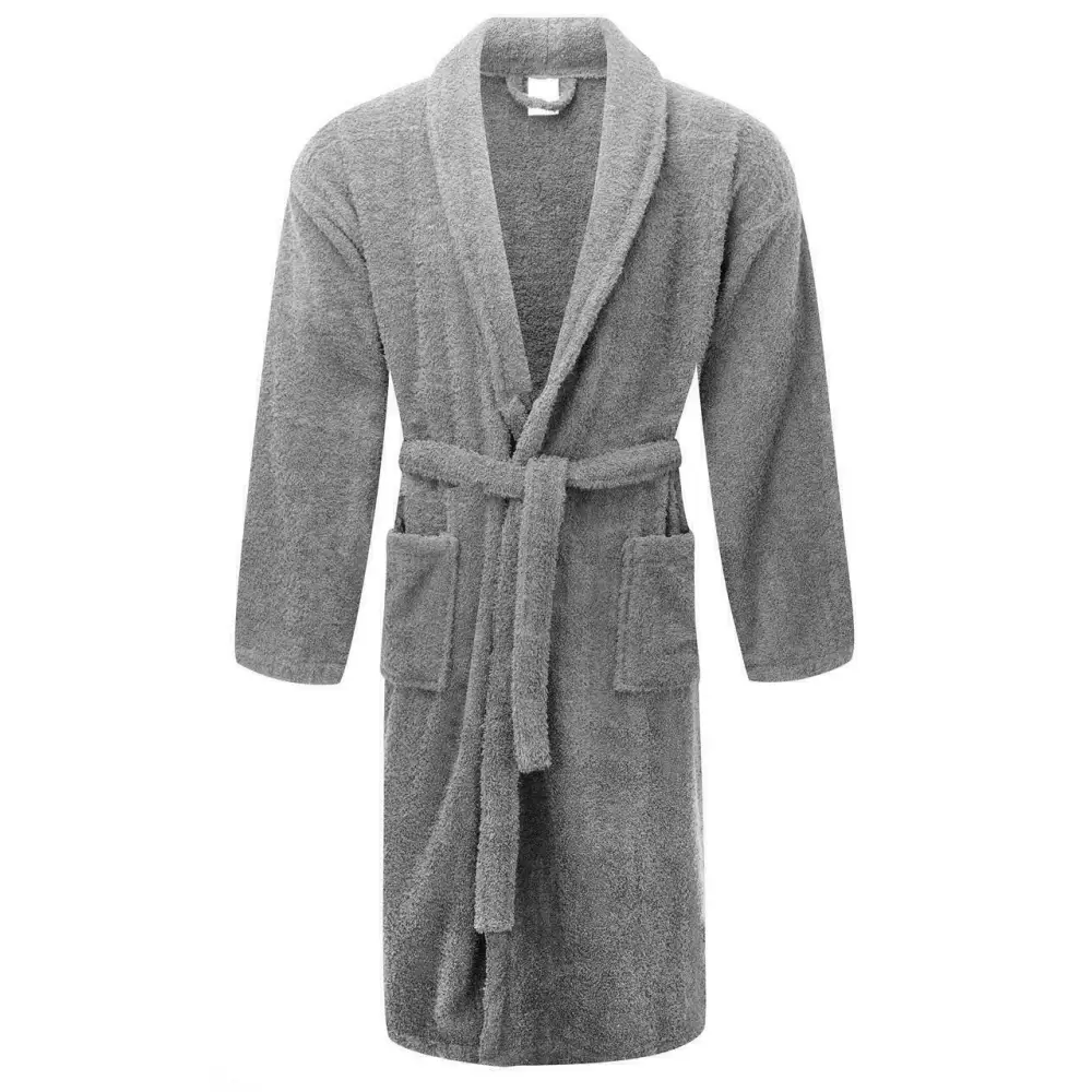 Chalet Quick Dry Terry Cotton Fossil Small/ Medium Bath Robes by Renee Taylor - Home & Garden > Bedding > Bed Sheets
