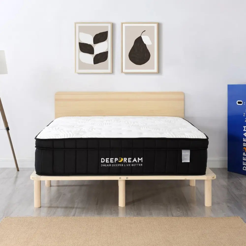Charcoal Infused Super Firm Pocket Mattress King Single - Furniture > Bedroom