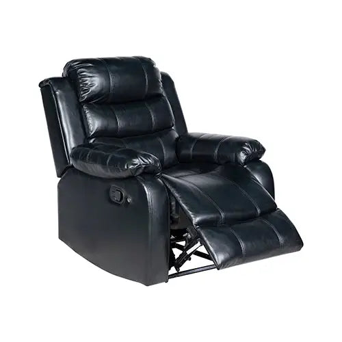 Chelsea 3R + 1R + 1R Seater Finest Leatherette Recliner Feature Console LED Light Ultra Cushioned - Furniture > Sofas