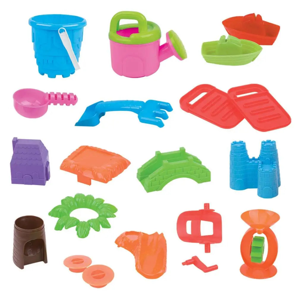 Children’s 2-in-1 Sand & Water Table Includes 18 Play Accessories - Home & Garden > Pool & Accessories > Pool Toys &
