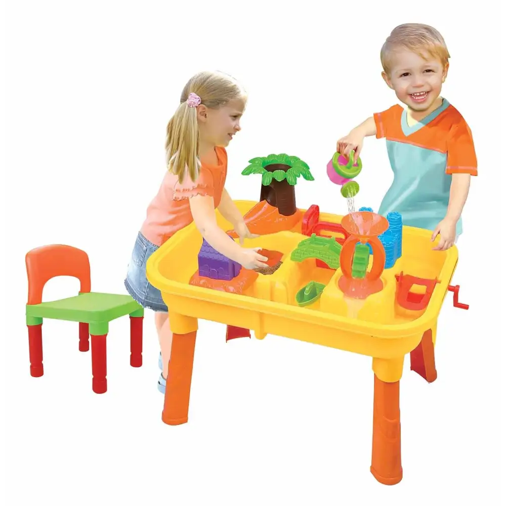 Children’s 2-in-1 Sand & Water Table Includes 18 Play Accessories - Home & Garden > Pool & Accessories > Pool Toys &
